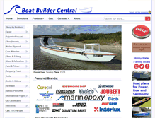 Tablet Screenshot of boatbuildercentral.com